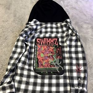 Zumiez Black & White Flannel